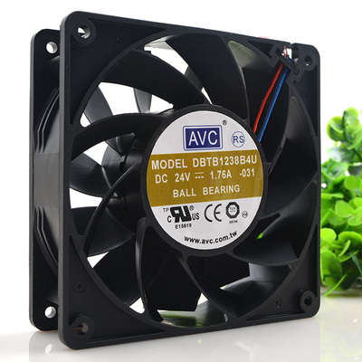 Original AVC DBTB1238B4U -031 Cooling Fan DC 24V 1.76A 3-Wires DBTB1238B4U -031 Fans